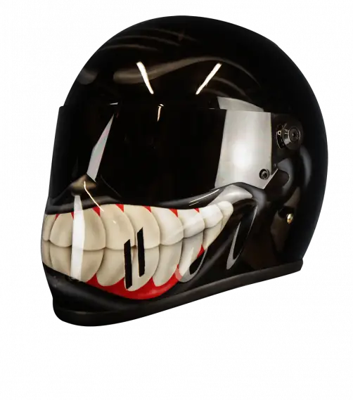 7 Catchy Custom Painted Helmets For 2021! - Bikers Insider