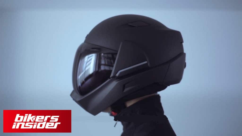 The futuristic design of the Cross Helmet X1.