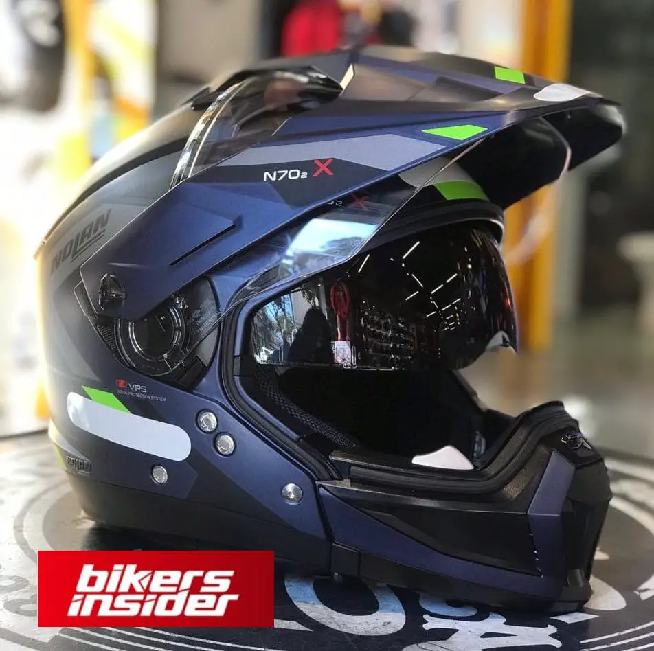 Nolan N70 2x helmet off-road
