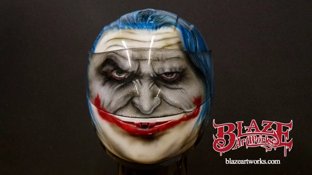 Heath Ledger Joker Motorcycle Helmet