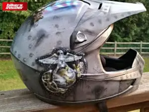 Marine Themed Motorcycle Helmet