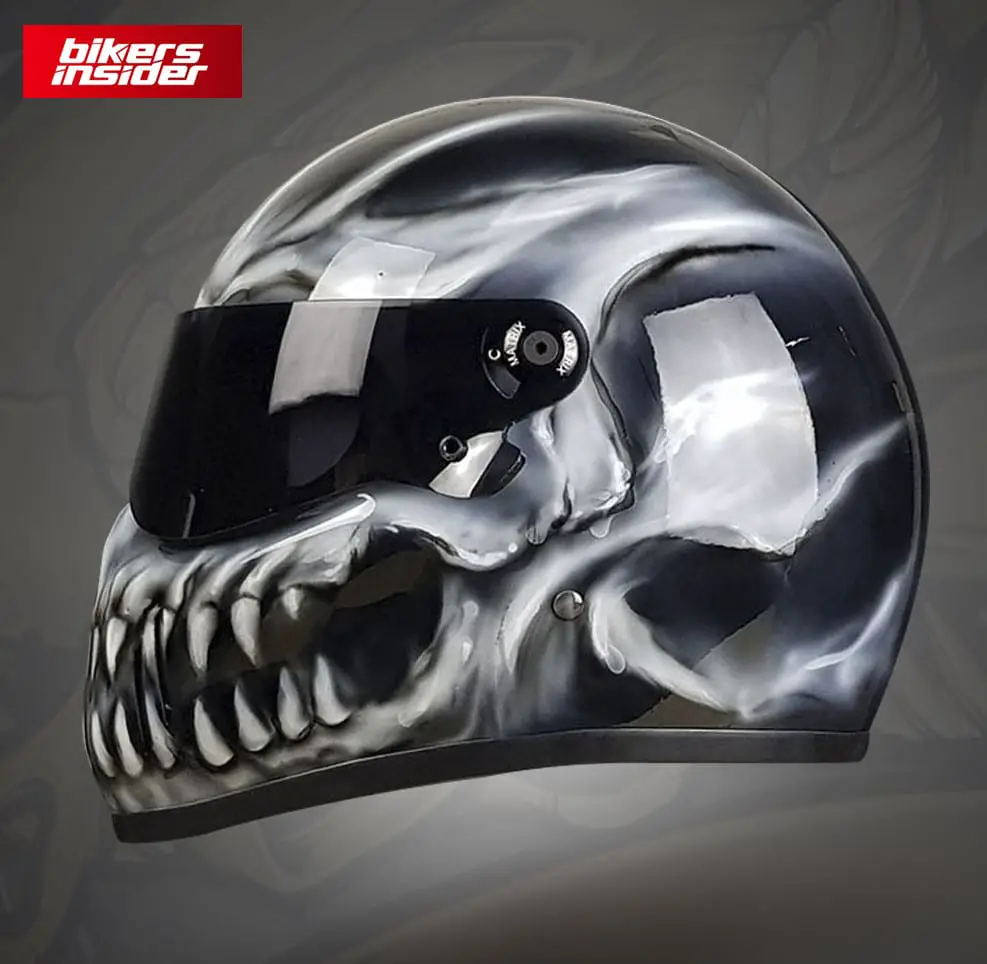 skull helmet for bike