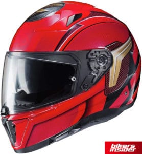 Custom Painted The Flash HJC i70 Motorcycle Helmet