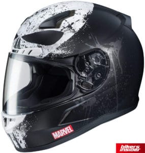 Custom Painted Punisher HJC CL-17 Motorcycle Helmet