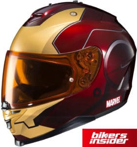 HJC IS-17 Marvel Iron Man Street Motorcycle Helmet