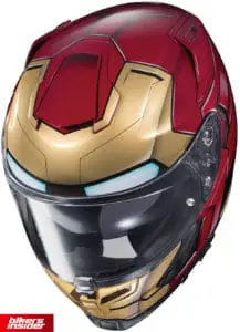 Custom Painted HJC RPHA 70 ST Iron Man Motorcycle Helmet