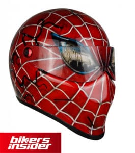 Custom Painted Spider-Man Matrix Street FX Pro Motorcycle Helmet