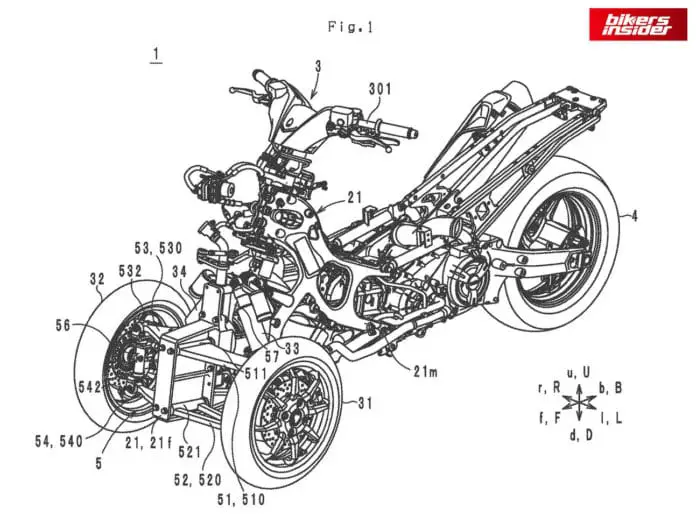 Yamaha Patents A New TMAX-Inspired Three-Wheeler!