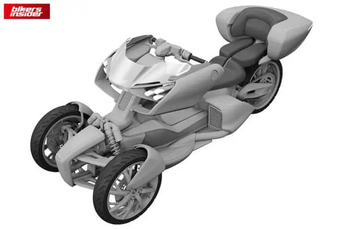 Leaks Show That Yamaha Is Working On A New, Futuristic Three-Wheeler!