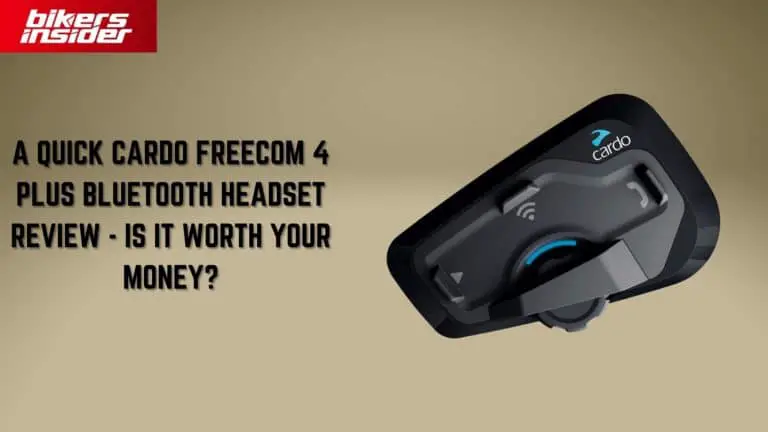 A Quick Cardo Freecom 4 Plus Bluetooth Headset Review!
