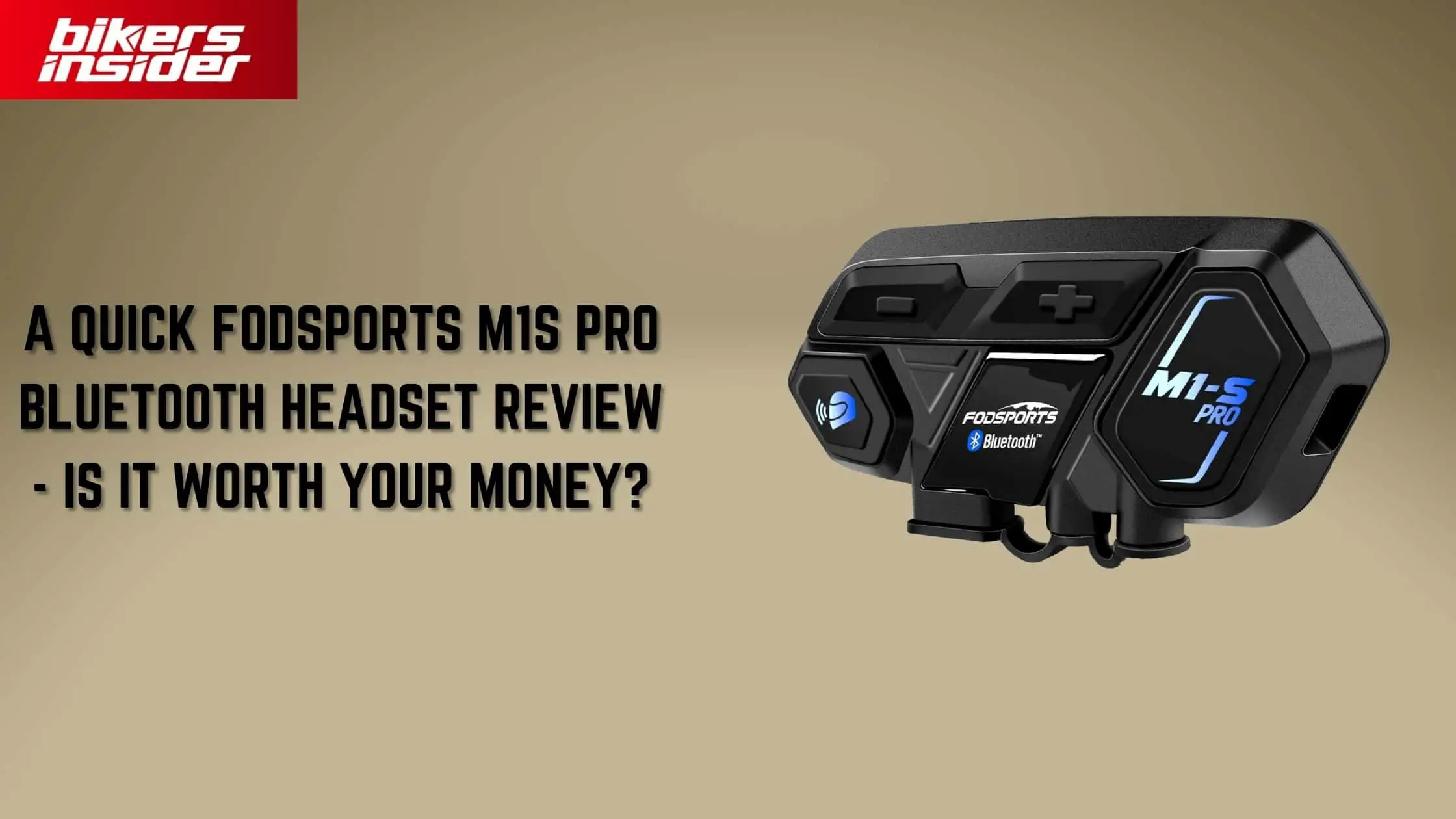 Fodsports M1S Pro Bluetooth Comm System Review! - Bikers Insider