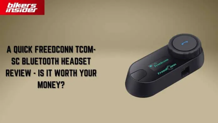 A Quick FreedConn TCOM-SC Bluetooth Headset Review!