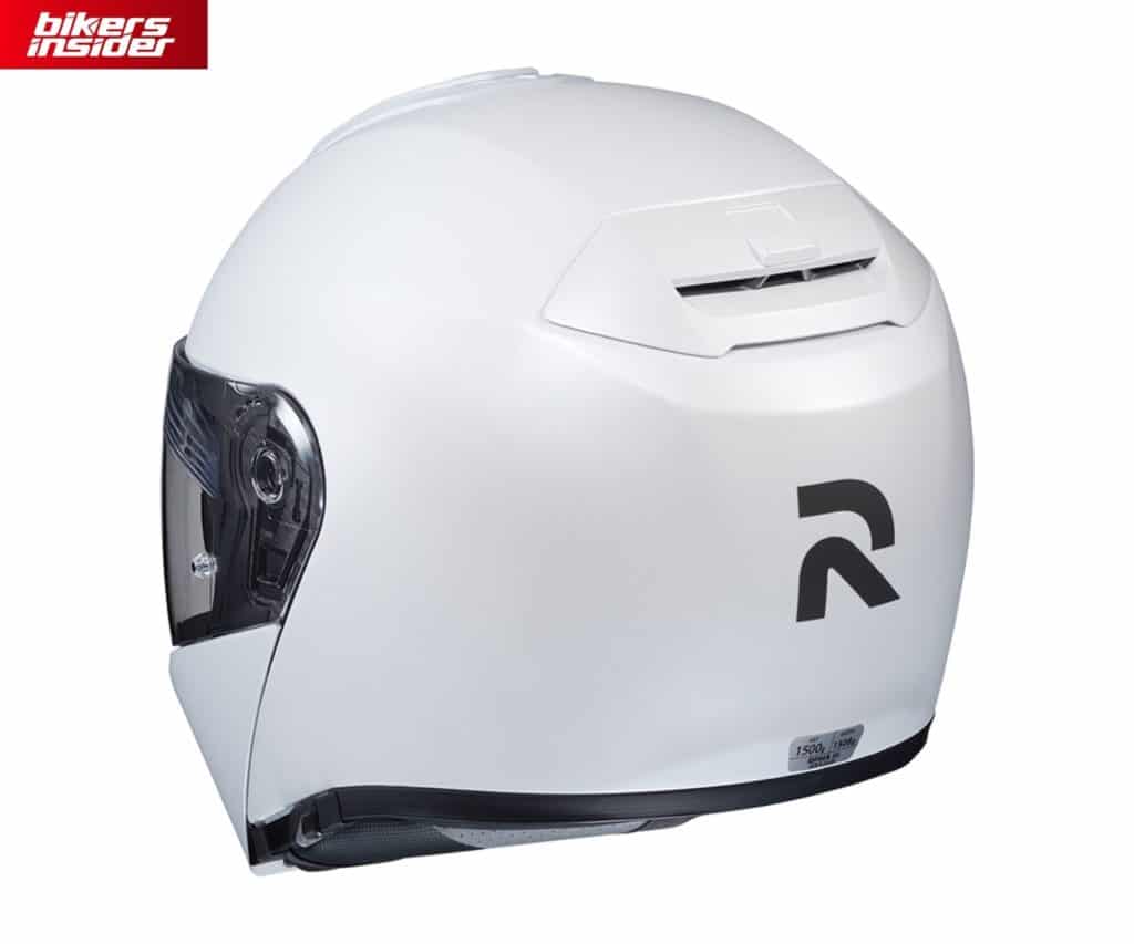 The rear of the HJC RPHA 90 helmet.