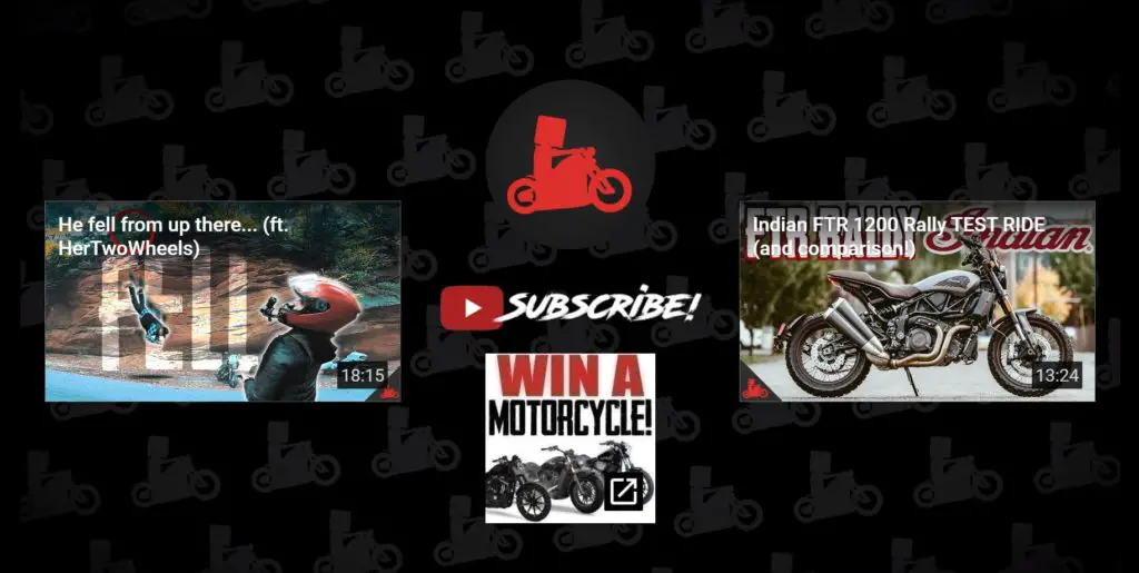 Here's a great example on how to promote other videos from your motovlog!