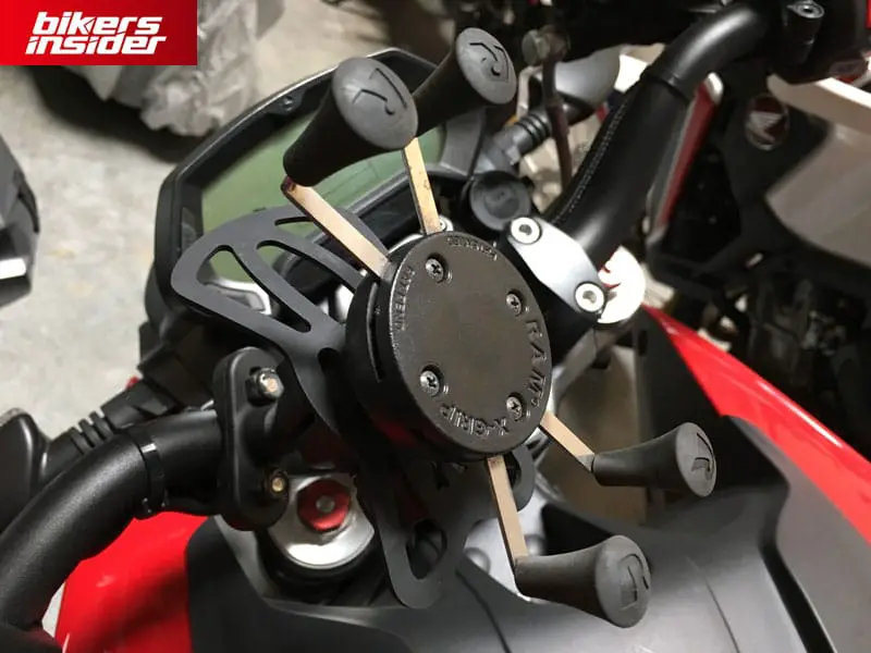 RAM X-Grip is hands-down, the best phone mount for any motorcycle.