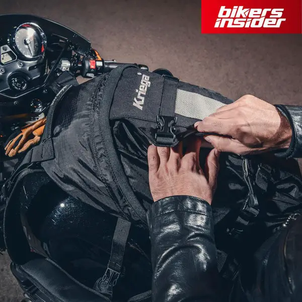 Kriega R25 is a motorcycle-specific backpack which will make your ride extra comfortable.