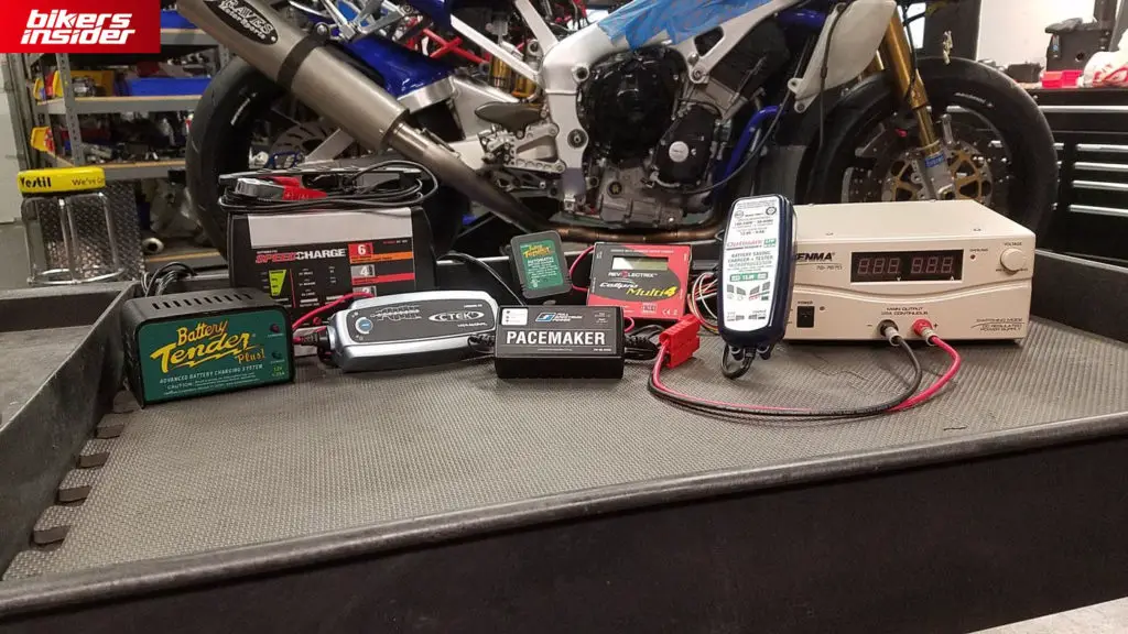 A motorcycle battery charger should be an essential accessory piece in your garage.