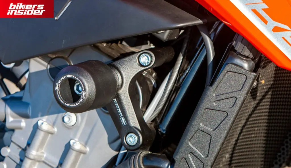 Frame sliders are absolutely essential for beginner motorcycle riders.
