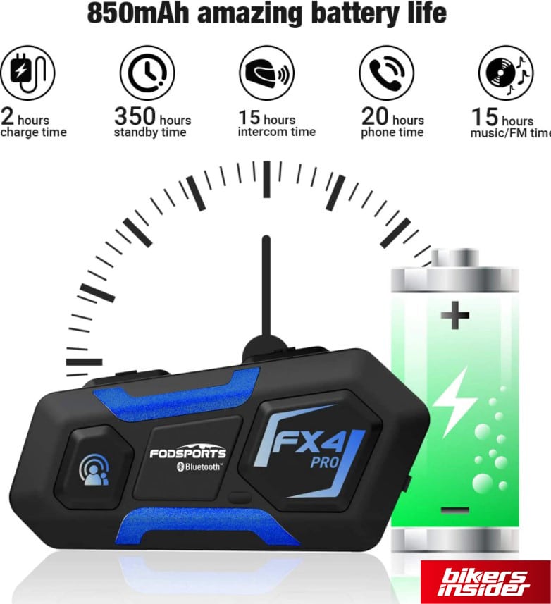 Fodsports FX4 Pro has a very nice battery life.