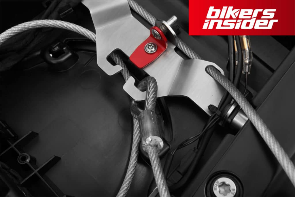 The best motorcycle helmet locks are made of steel and other heavy metal material due to their highest security and durability.