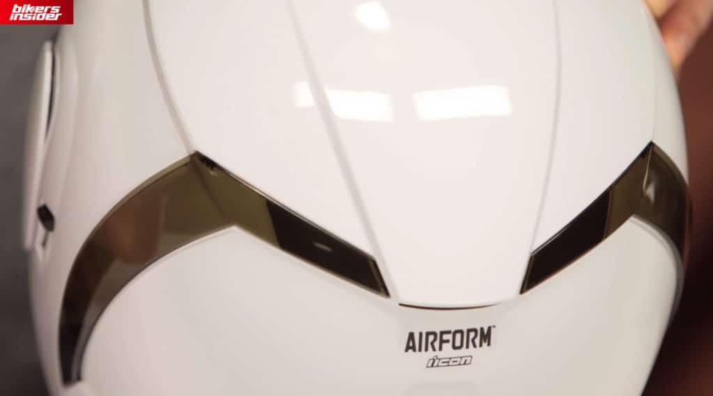 The removable spoilers on the back of the Icon Airform.