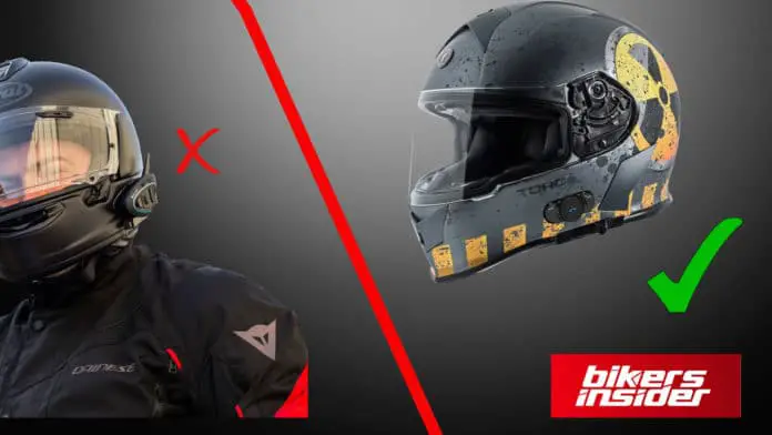 bluetooth ready motorcycle helmets pre installed