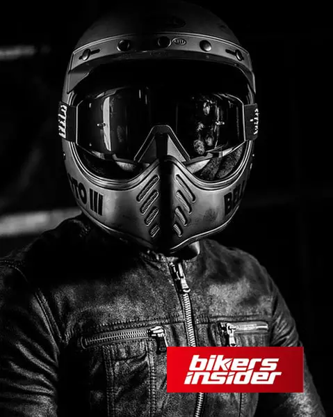 Bell moto 3 goggles helmet black