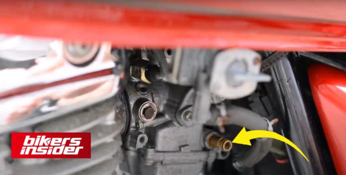 How to clean a motorcycle carburettor without removing it