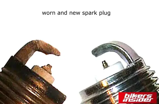Spark Plug worn new gap