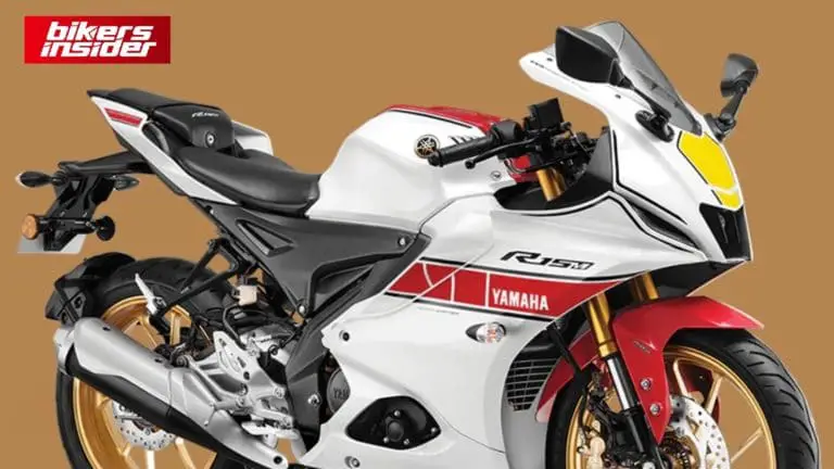 Take a look at the new Yamaha YZF-R15M World GP 60th Anniversary Edition.