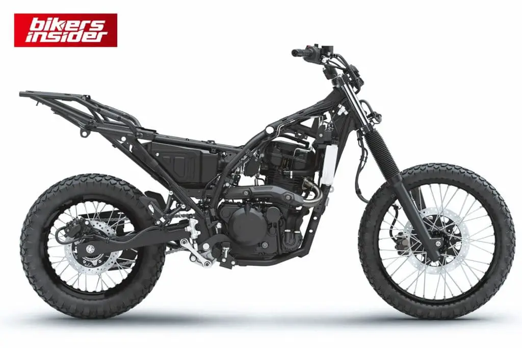 Kawasaki KLR650 chassis