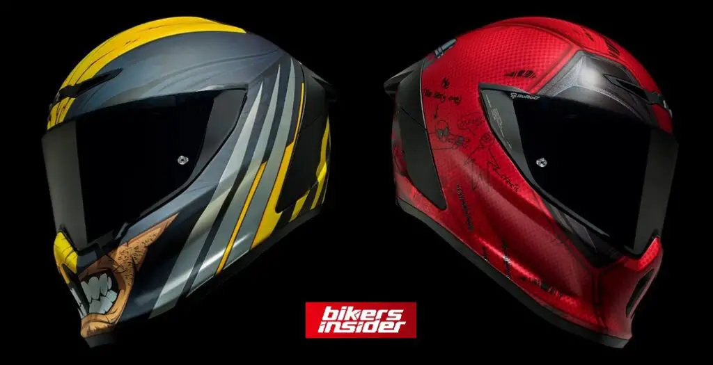 Ruroc Wolverine and Deadpool helmet