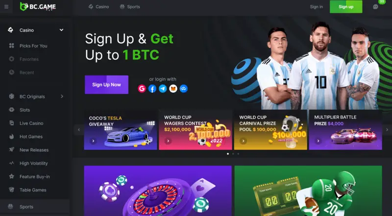 Discover the Excitement BC.Game Crypto Casino